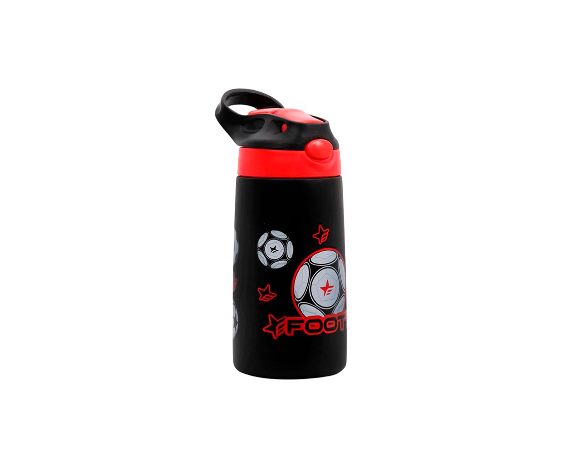 BOTELLA FOOTY ACERO INOX BOTERM174/1 TERMICA NEGRA