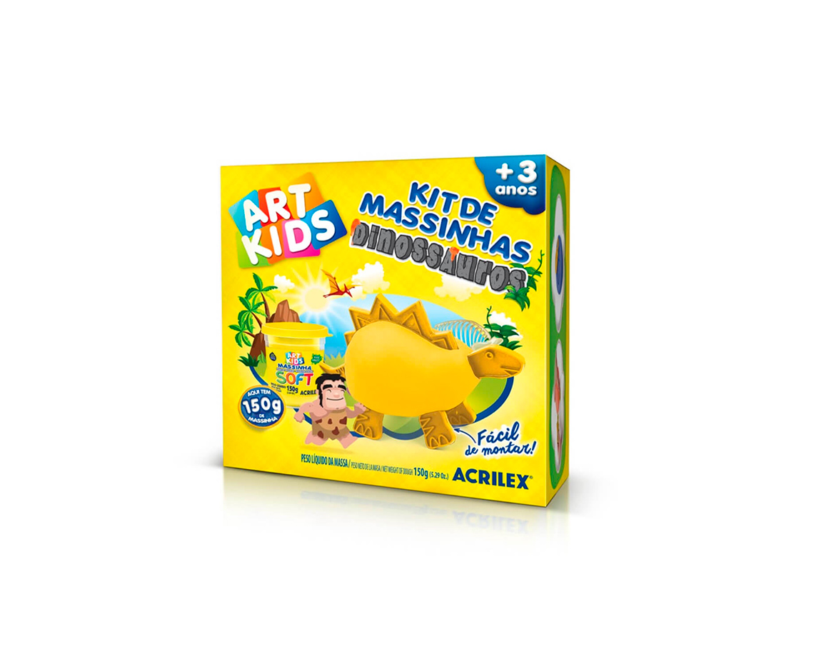 MASA ACRILEX KIMELEKA KIT DINO AMARILLO x150 GS