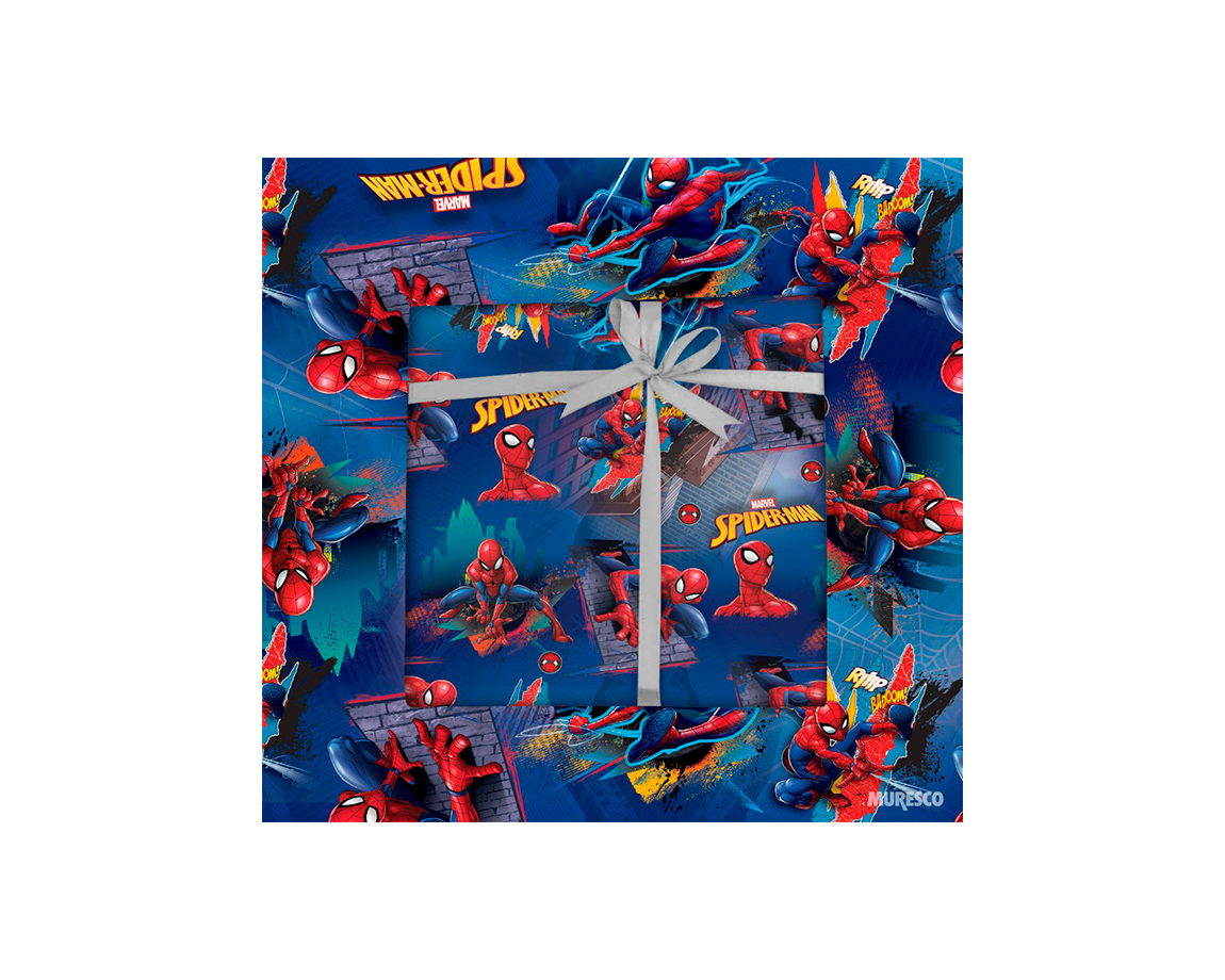 PAPEL BOBINA MURESCO 35x200 -3592-1- SPIDERMAN ZIPP