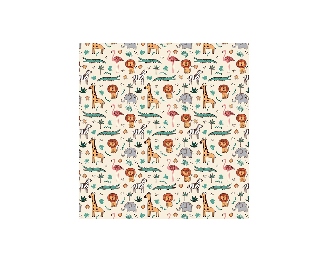 PAPEL AFICHE MURESCO 70x100  -1344- ANIMALITOS