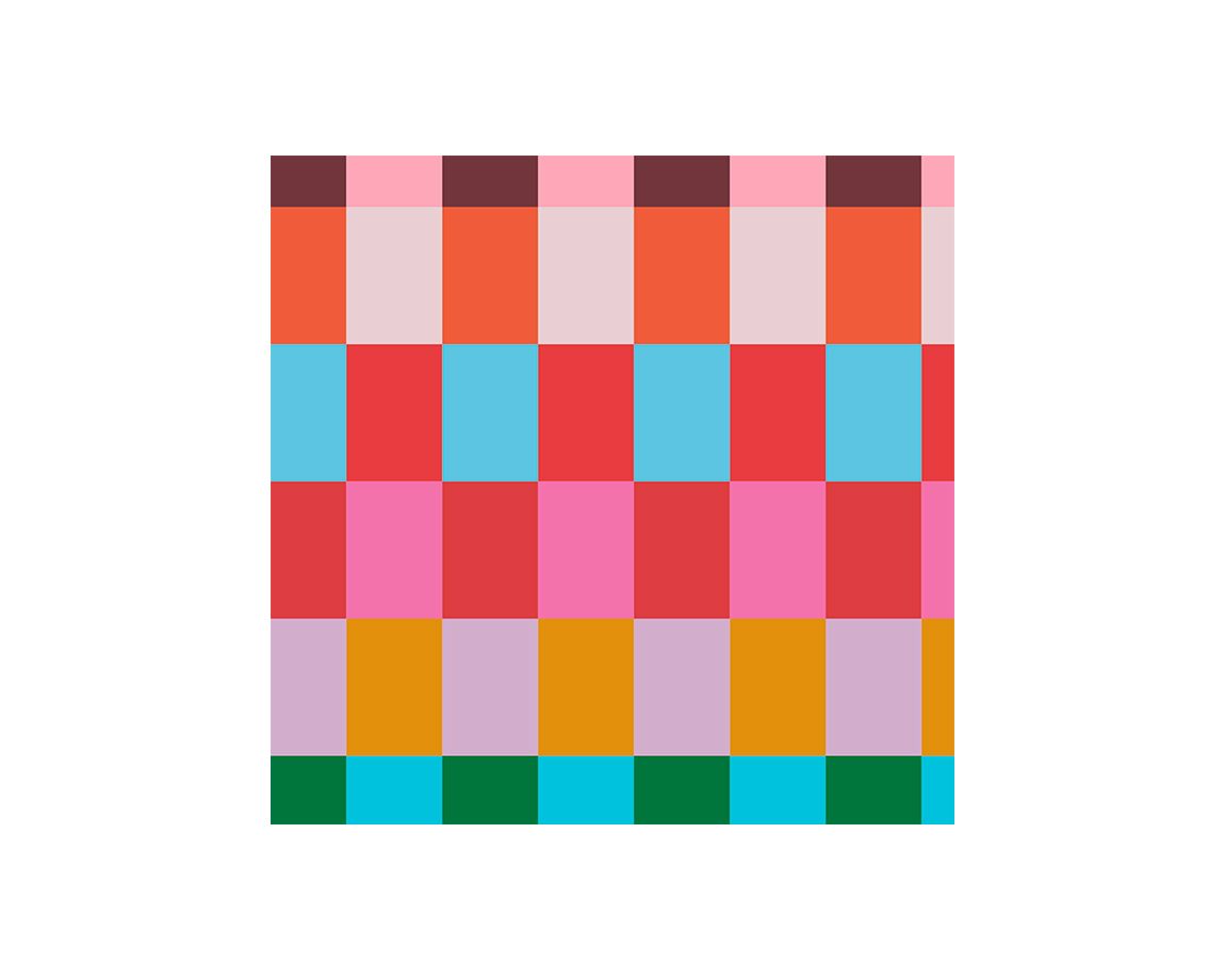 PAPEL BOBINA MURESCO 35x150 -3628- CUADRILLE MULTICOLOR