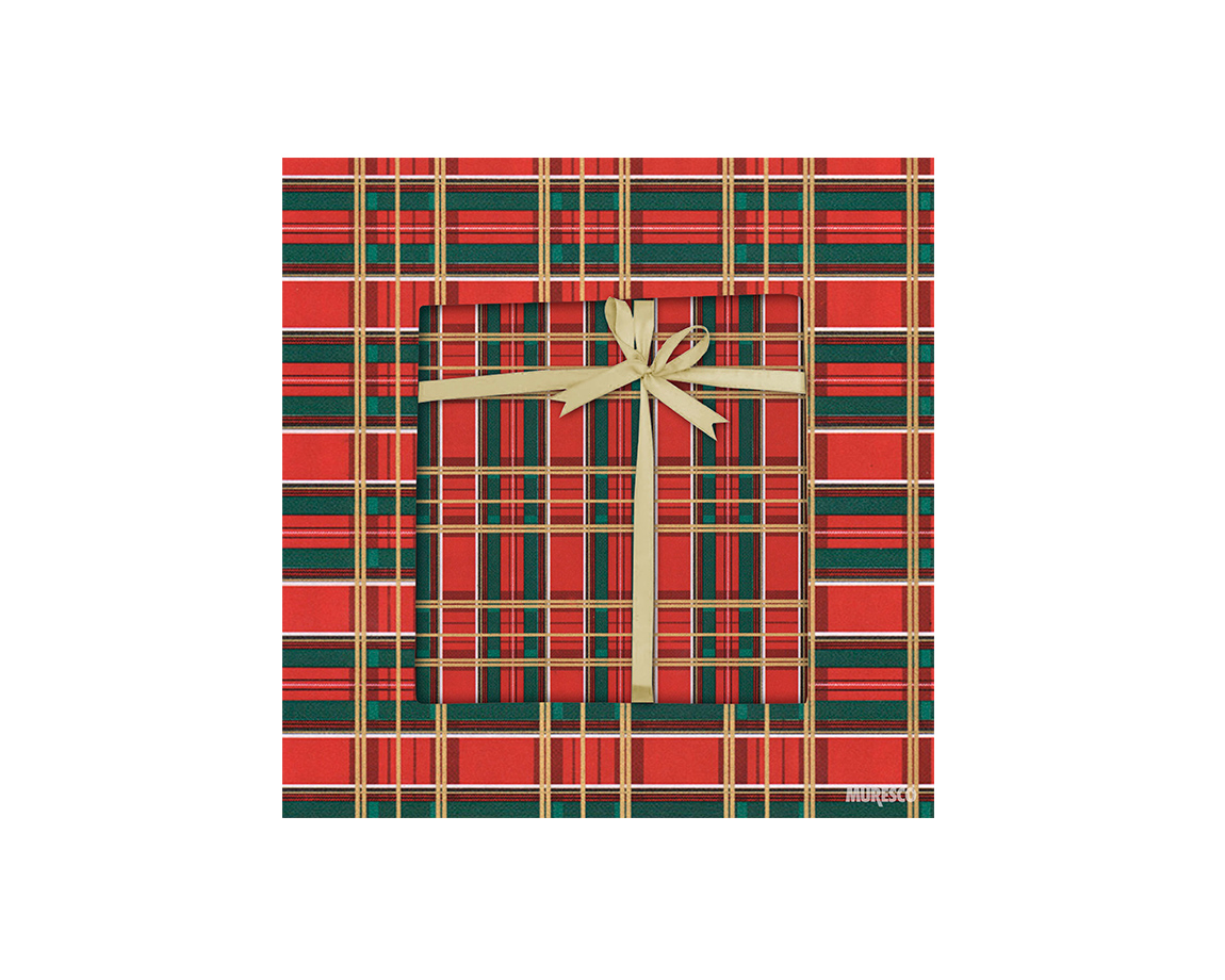 PAPEL BOBINA MURESCO 35x200 -2747- ESCOC AZUL/ROJO