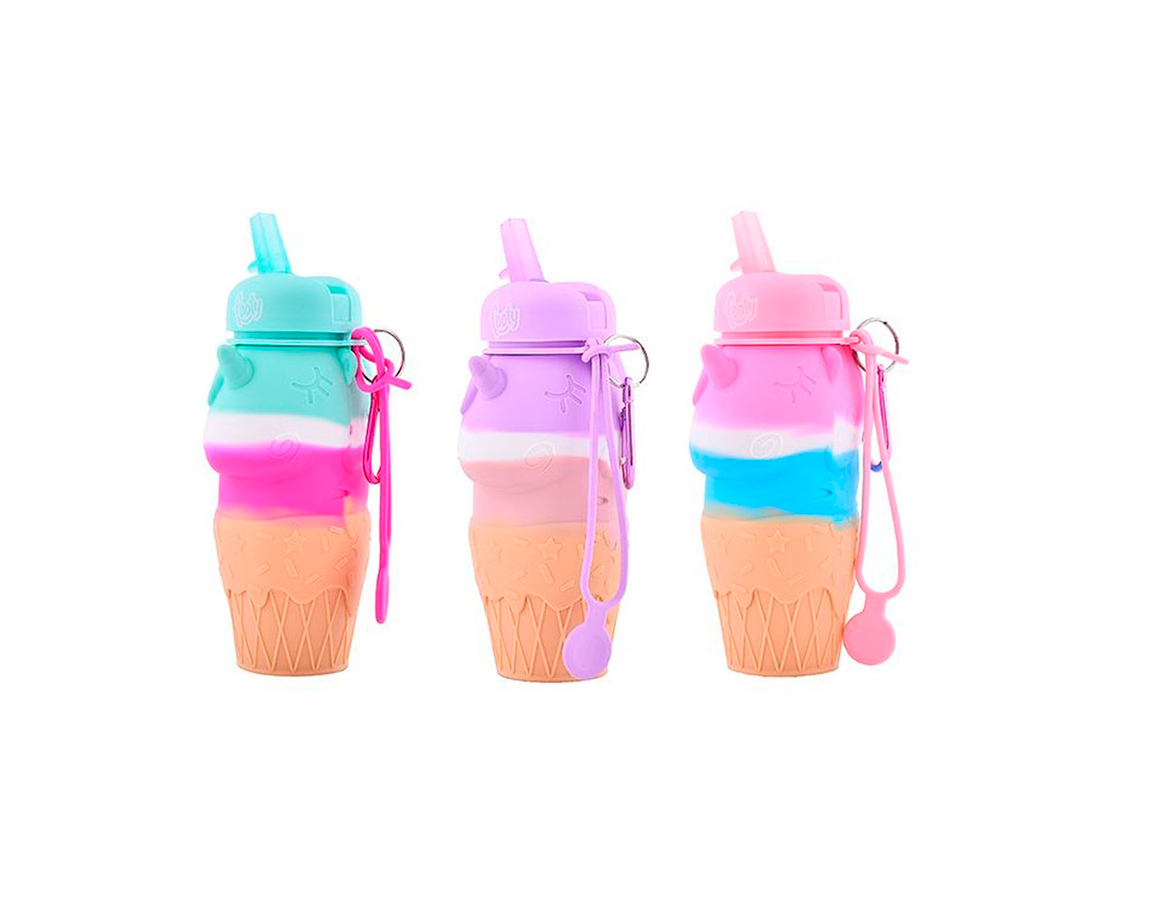 BOTELLA FOOTY BOTFTY18 SILICONA UNICORNIO x450 ml