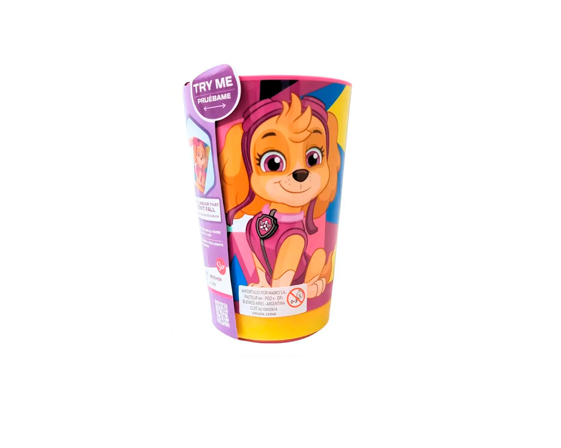 VASO WABRO 1621 DROP SAFE PAW PATROL SKYE 470 ML