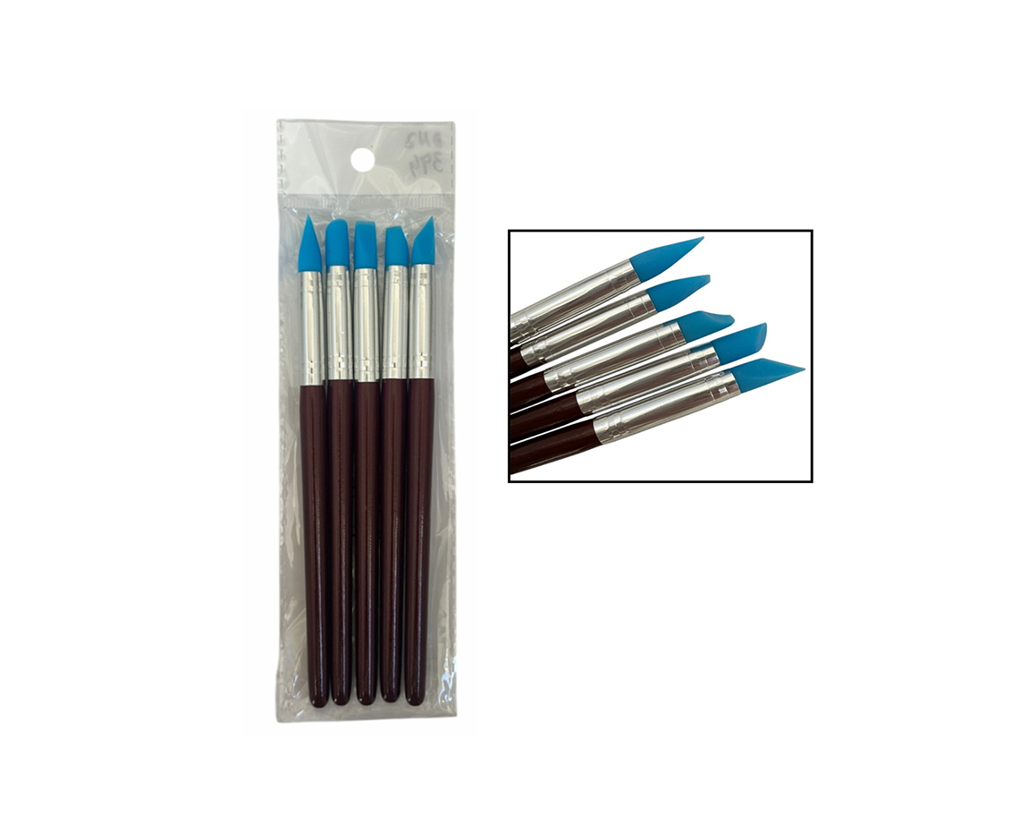 PINCEL ASB DHZ394 x5 UNID GOMA SILICONADA 708/394