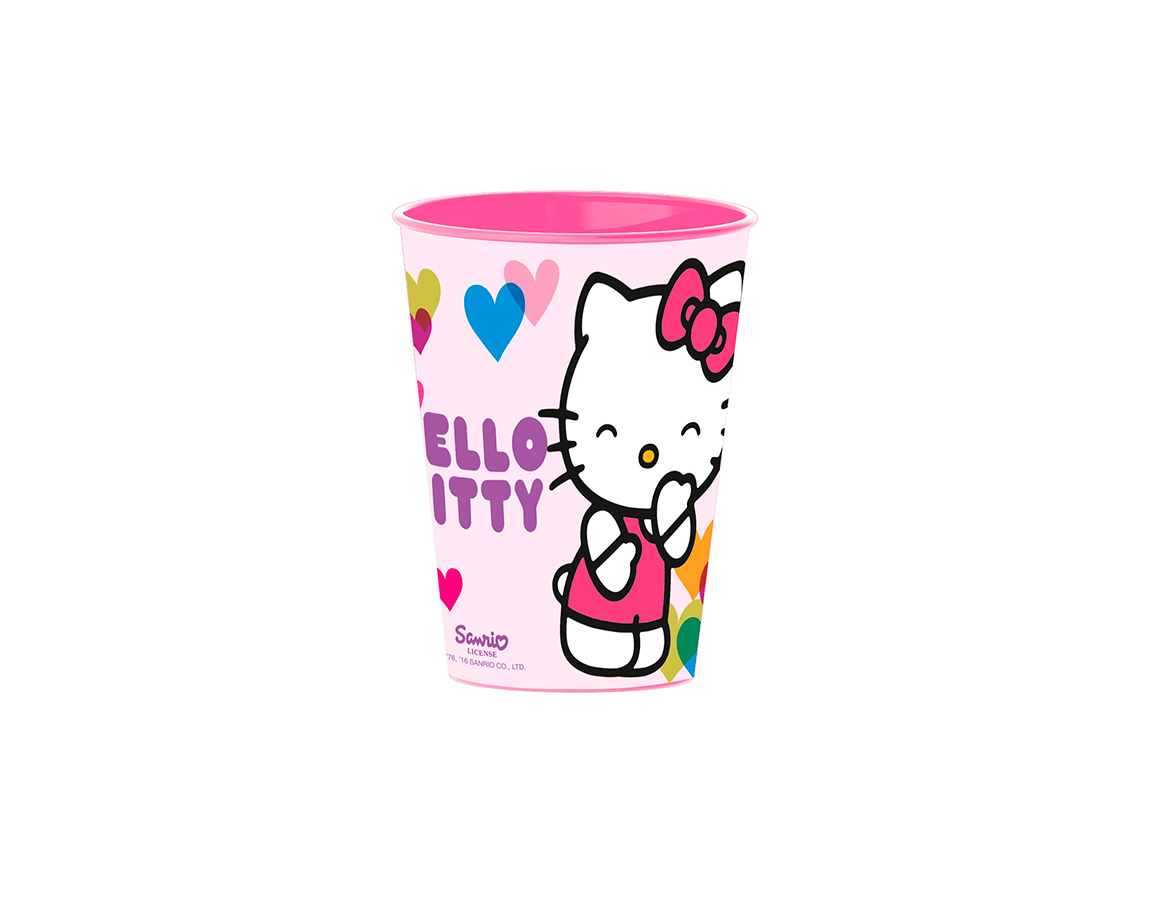 VASO WABRO 1285 EASY HELLO KITTY x 260 ml