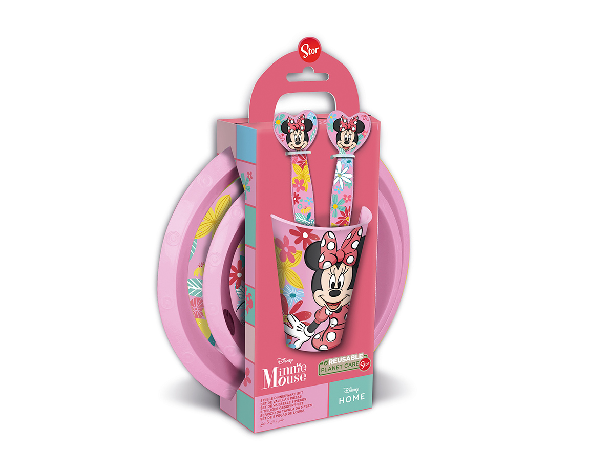 SET WABRO 1409 GIFT BOX 5 PIEZAS MINNIE