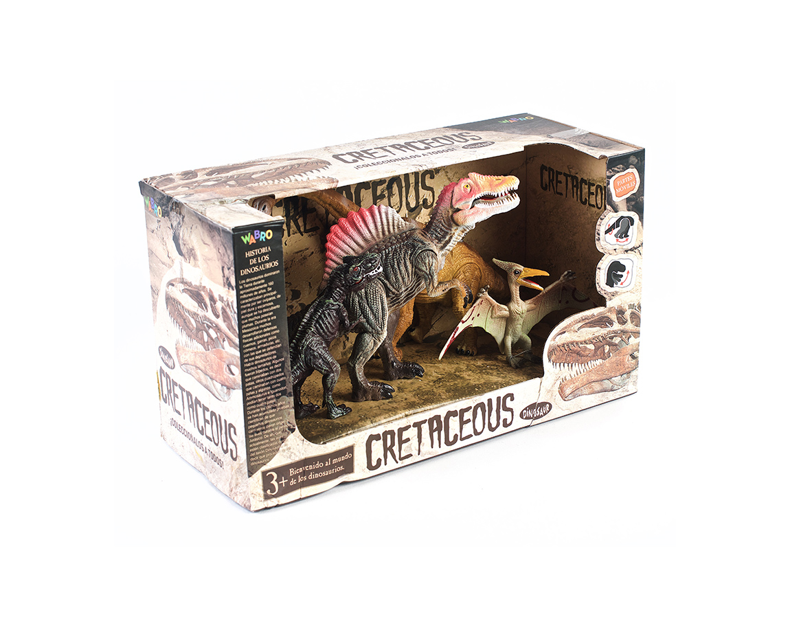 JUGUETE DINOSAURS 99550 CRETACEUS PLAYSET SURT.