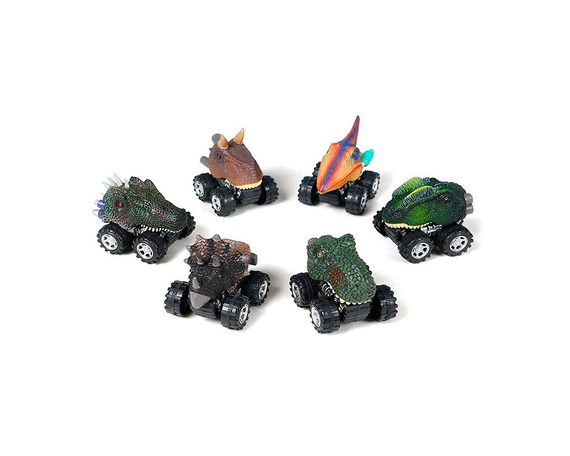 JUGUETE DINOSAURS 99809 DINO MIGHT VEHICULO 7CM