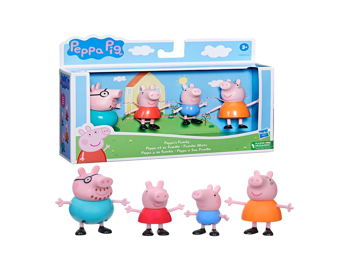 JUGUETE HASBRO F2171 PEPPA PIG Y FLIA FIGURA 6 CM