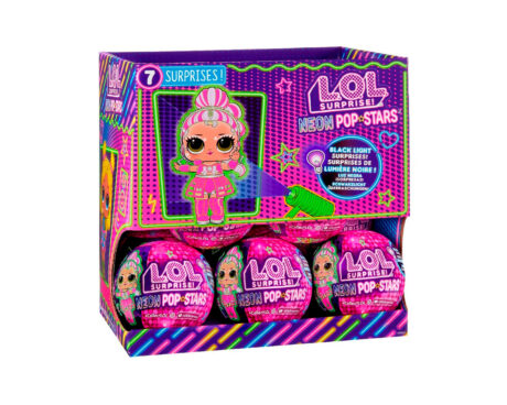 JUGUETE WABRO 120674 LOL NEON POP STARS 9 CM