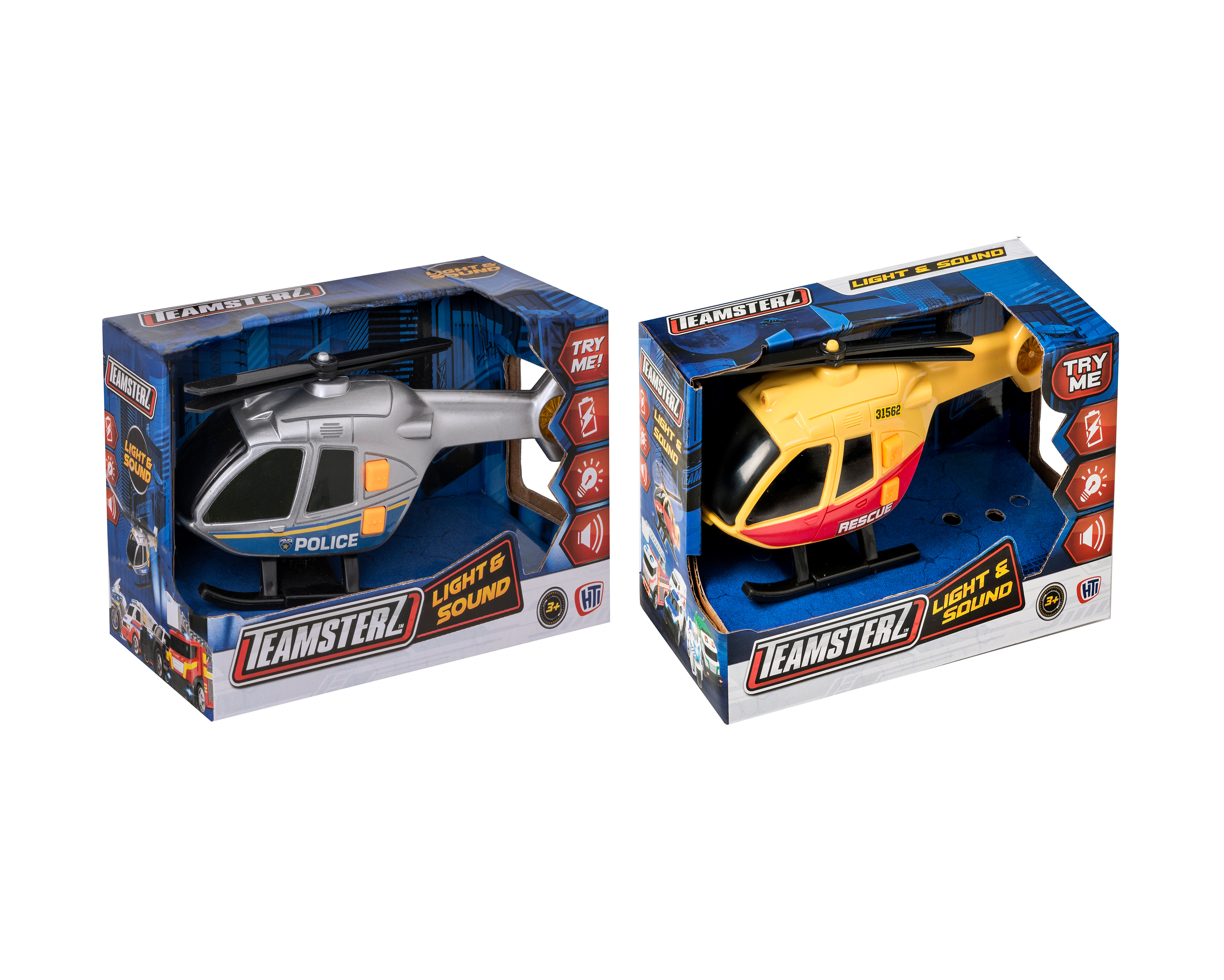 JUGUETE TEAMSTERZ 14081 LUZ&SONIDO 15CM HELICOPTERO