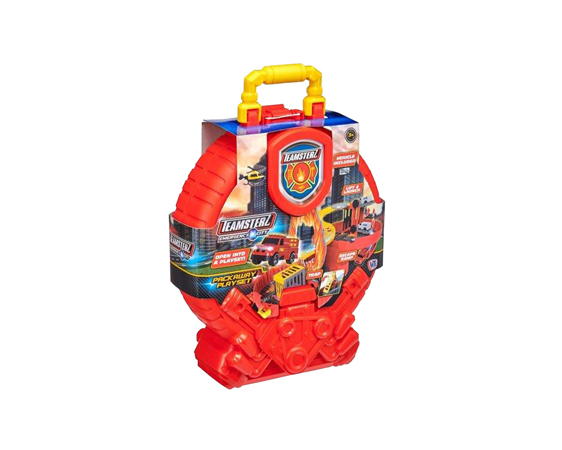 JUGUETE TEAMSTERZ 14193 PLAYSET RUEDA 18CM EMERGENCIA