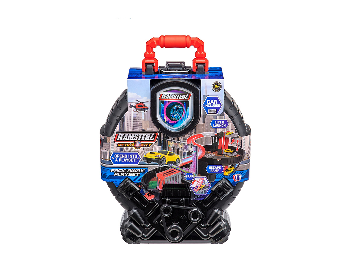 JUGUETE TEAMSTERZ 14194 PLAYSET RUEDA 18CM METROPOLIS