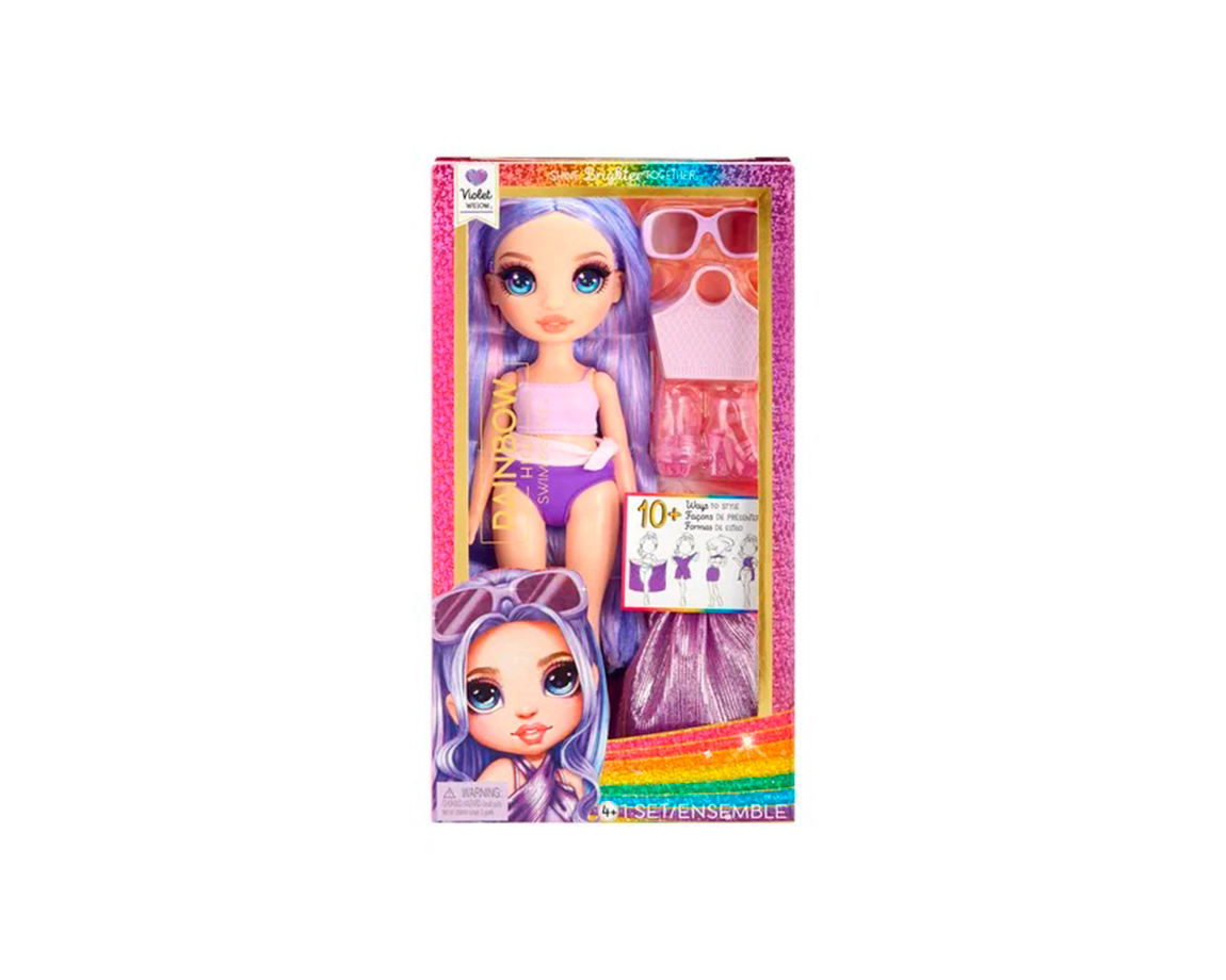 JUGUETE RAINBOW HIGT 507291 MUÑECA VIOLET 27CM