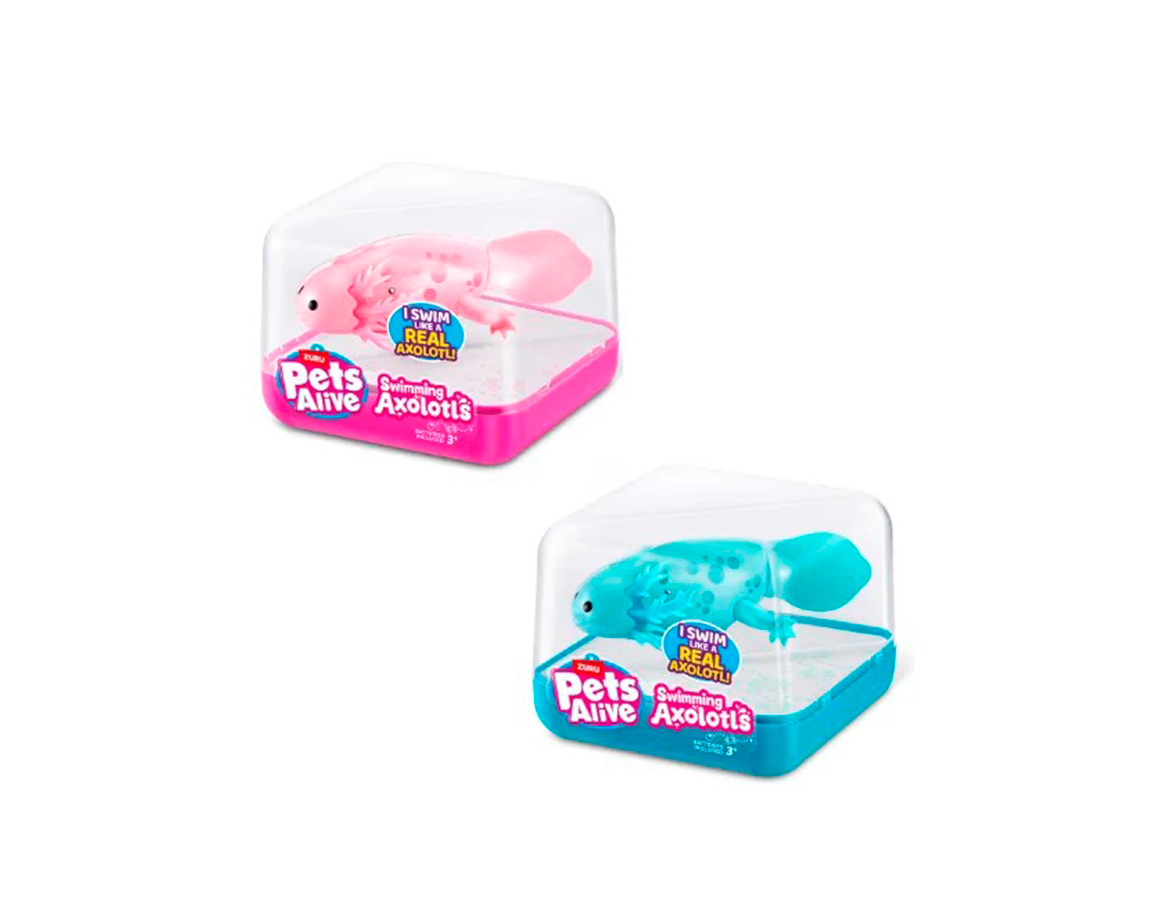 JUGUETE HASBRO 6045 PETS ALIVE AXOLOTL INTERACTIVO 5CM