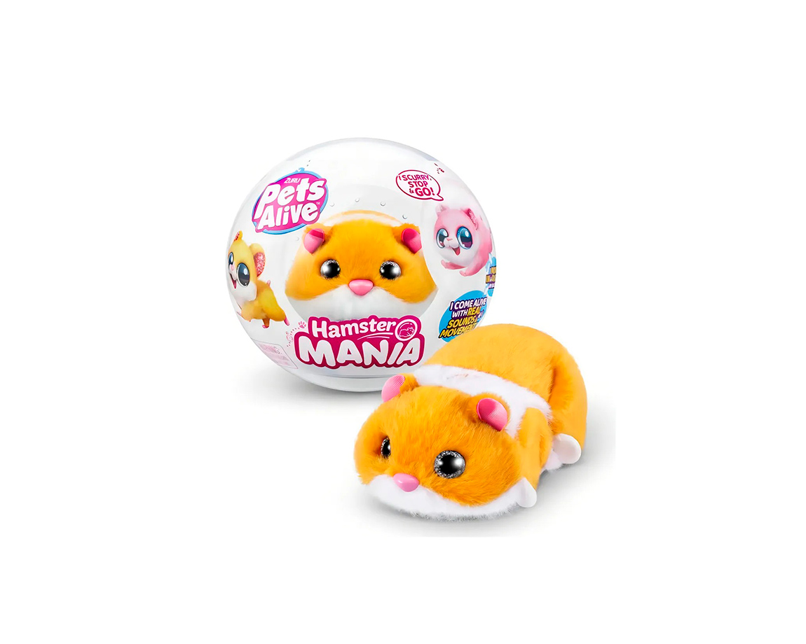 JUGUETE HASBRO 6046 PETS ALIVE HAMSTER INTERACTIVO 5CM