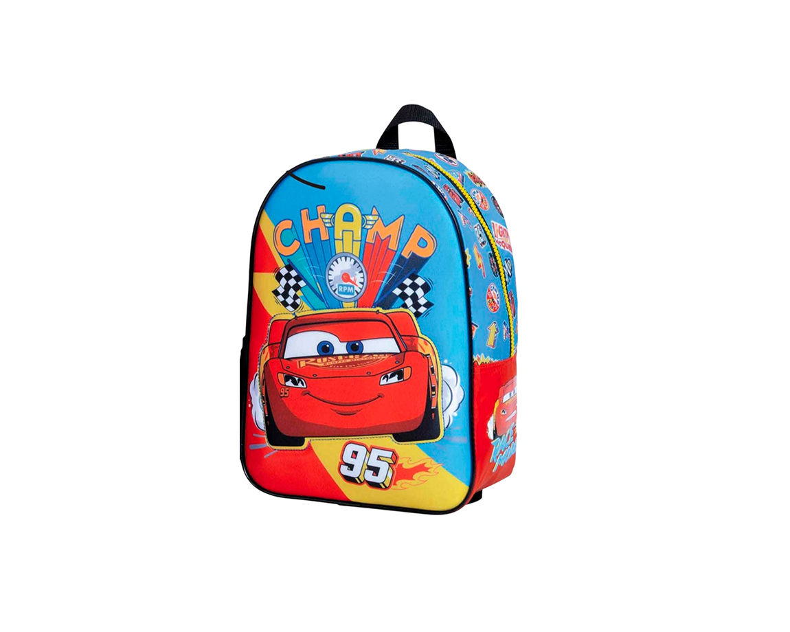 MOCHILA WABRO 81312 CARS CHAMP 12" ESPALDA