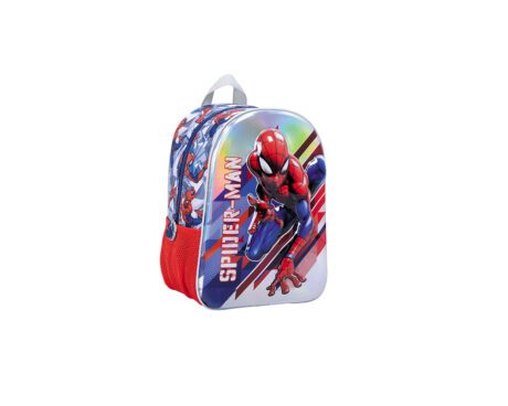 MOCHILA WABRO 31223 SPIDERMAN 3D WHITE 12" ESPALDA
