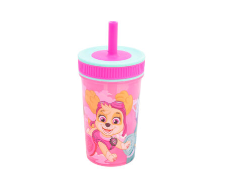 VASO SILICONA WABRO 1633 LEAK PROOF PAW PATROL SKYE 420 ML