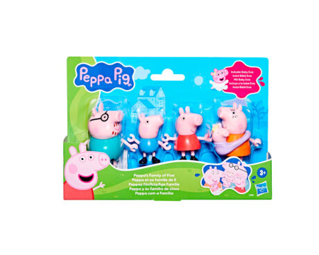 JUGUETE HASBRO G0506 PEPPA PIG FIGURA 7 CM FAMILIA COMPLETA