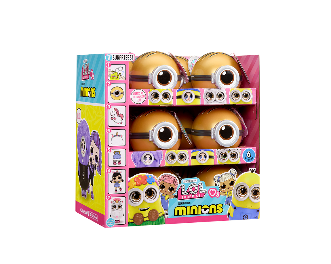 JUGUETE WABRO 542728 LOL SURPRISE MINIONS 9 CM