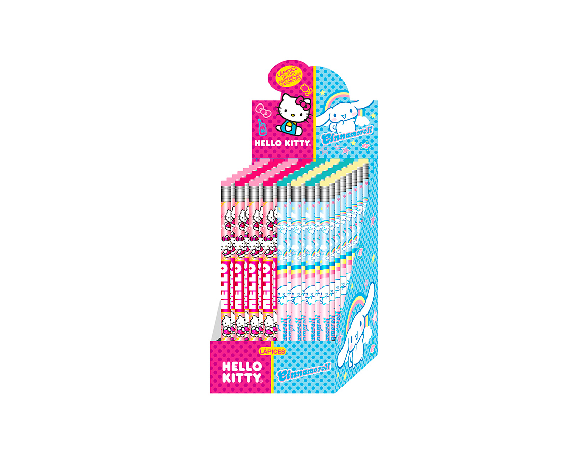 LAPIZ CRESKO SR408 CINNAMOROLL-HELLO KITTY C/GOMA