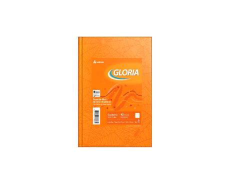 CUADERNO GLORIA ARAÑA  42 H = NARANJA