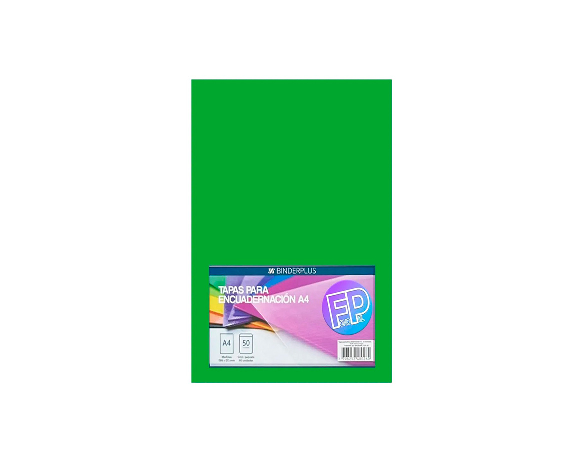 ENCUADERNAC TAPA A4 RENZ x360 MIC VERDE