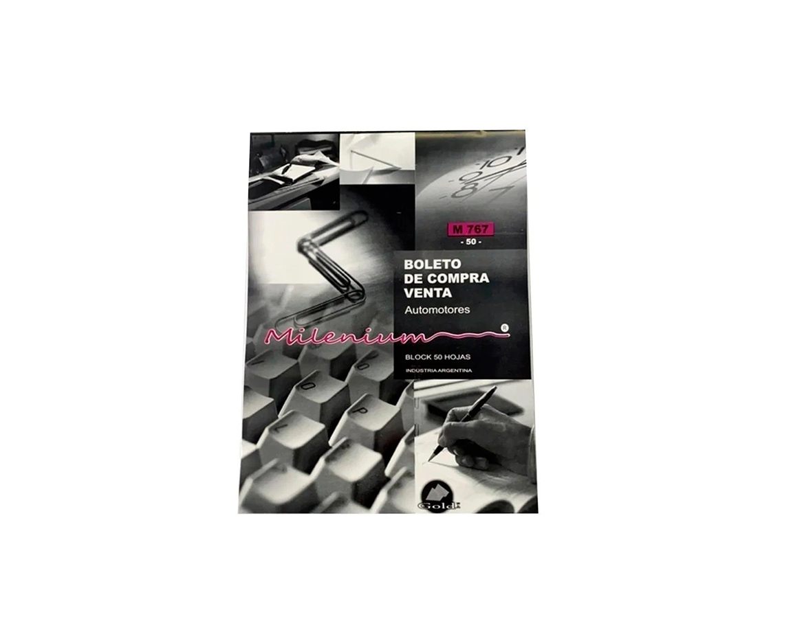 FORMULARIO M 767 (50) COMPRA VENTA COMUN AUTO. MILENIUM