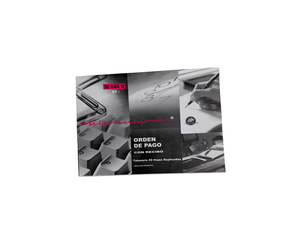 FORMULARIO M 146 D (57) ORDEN DE PAGO C/RECI. MILENIUM