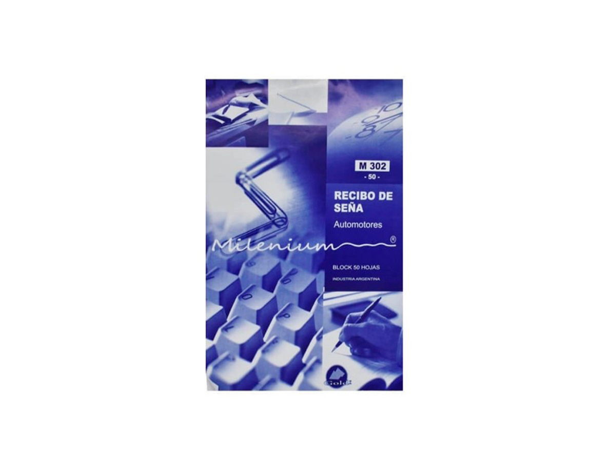 FORMULARIO M 302 (50) REC.SEÑA AUTOMOTOR MILENIUM