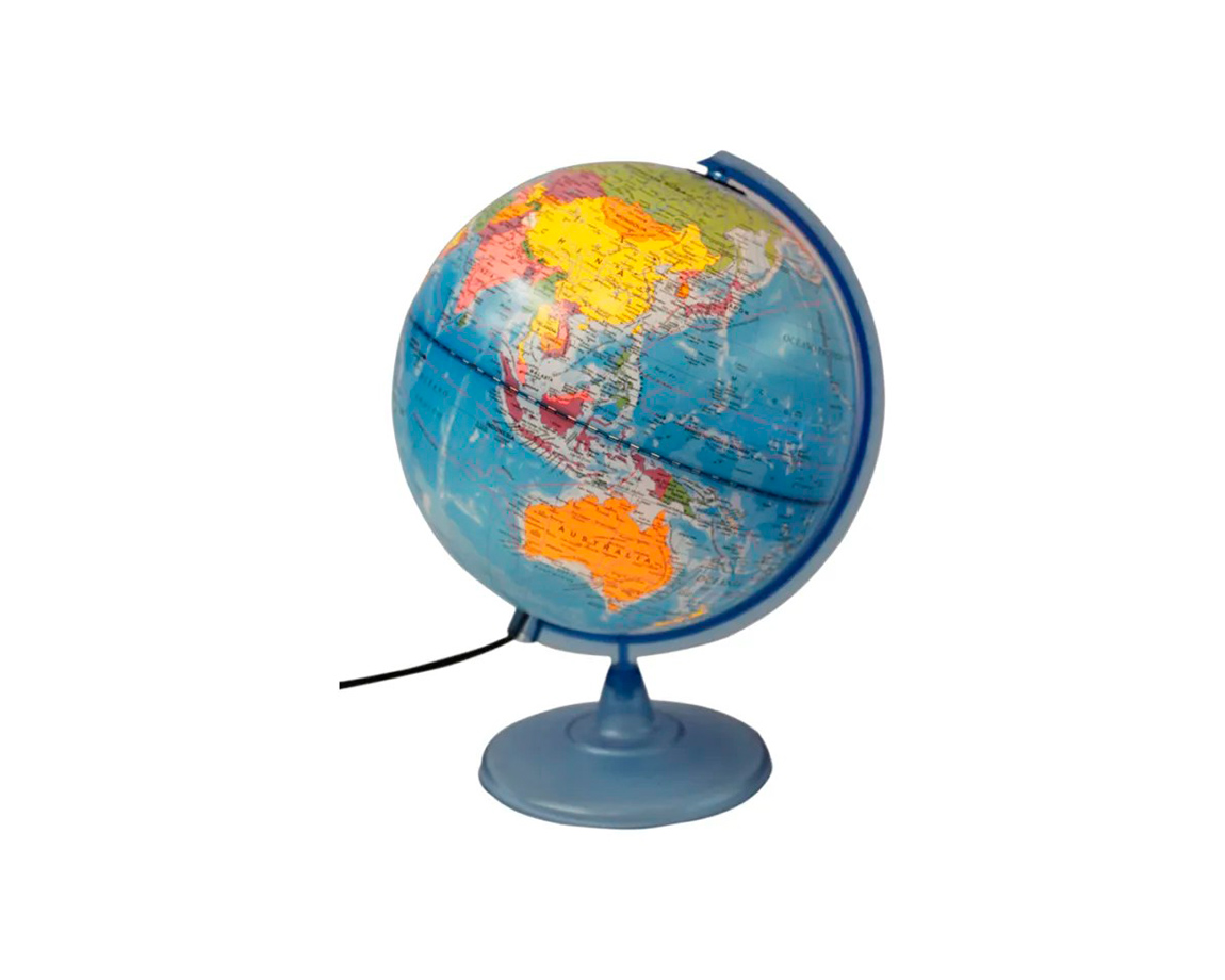 GLOBOS TERRAQUEOS 207LW 20 CM LUZ BASE PLAS GLOTER