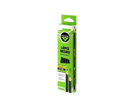 LAPIZ PIZZINI GRAFITO Nro 2 HB TRIANGULAR x12 UNID.