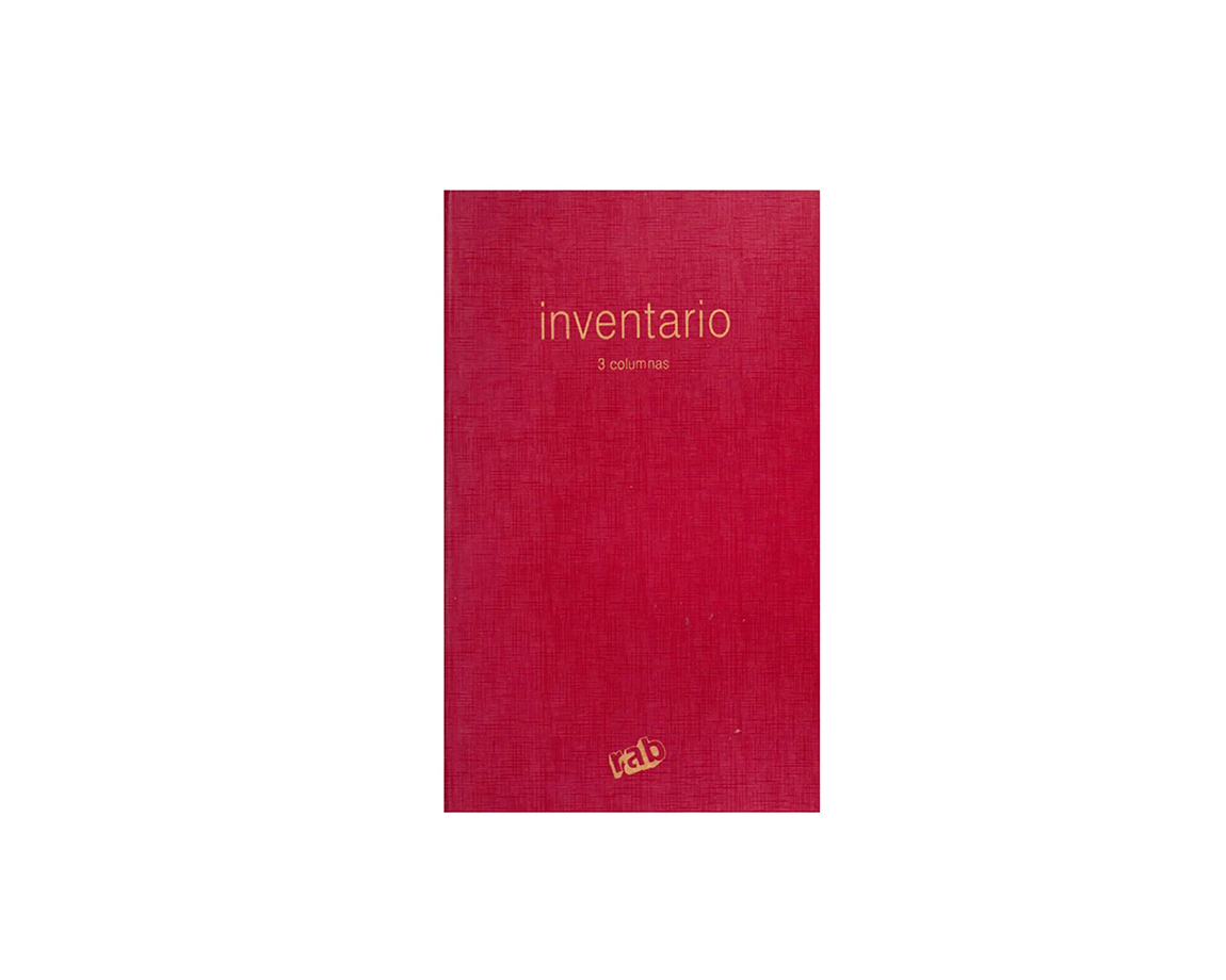 LIBRO RAB INVENTARIO CORONA 2M 3 COL  2228
