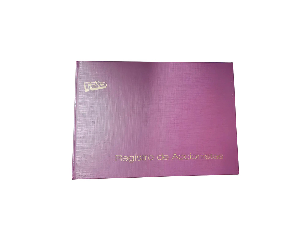 LIBRO RAB REGISTRO ACCIONES 1M 50 FOLIOS T/D  2311