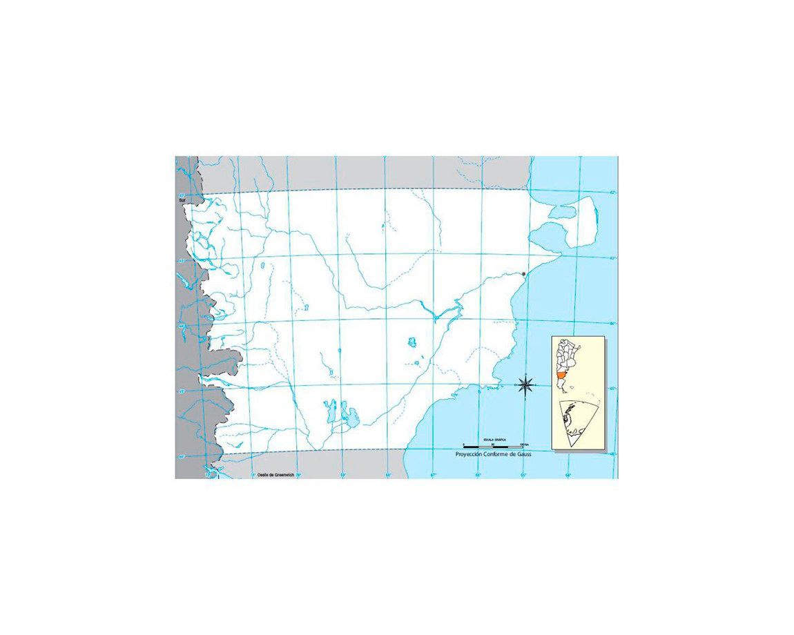 MAPAS ALFA Nro 3 POLITICO CHUBUT