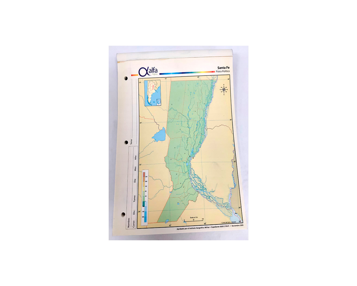 MAPAS ALFA Nro 3 F/P SANTA FE