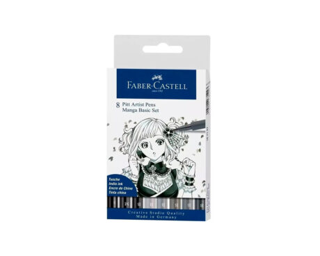 MARCADOR FABER ART PITT 167107 ARTIST PENS x 8 U. BASIC MANGA