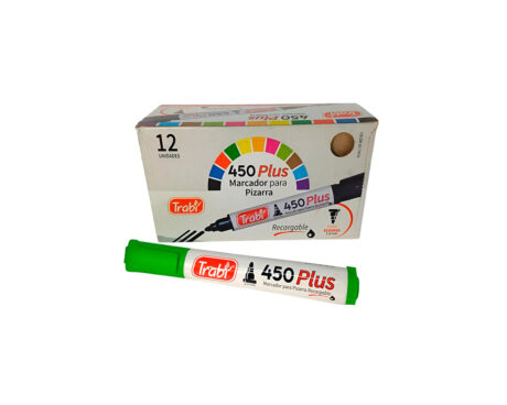 MARCADOR TRABI 450 PIZARRA VERDE LIMA