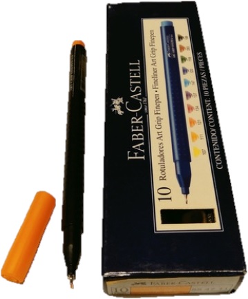 MICROFIBRA FABER ART GRIP x 10 U. NARANJA