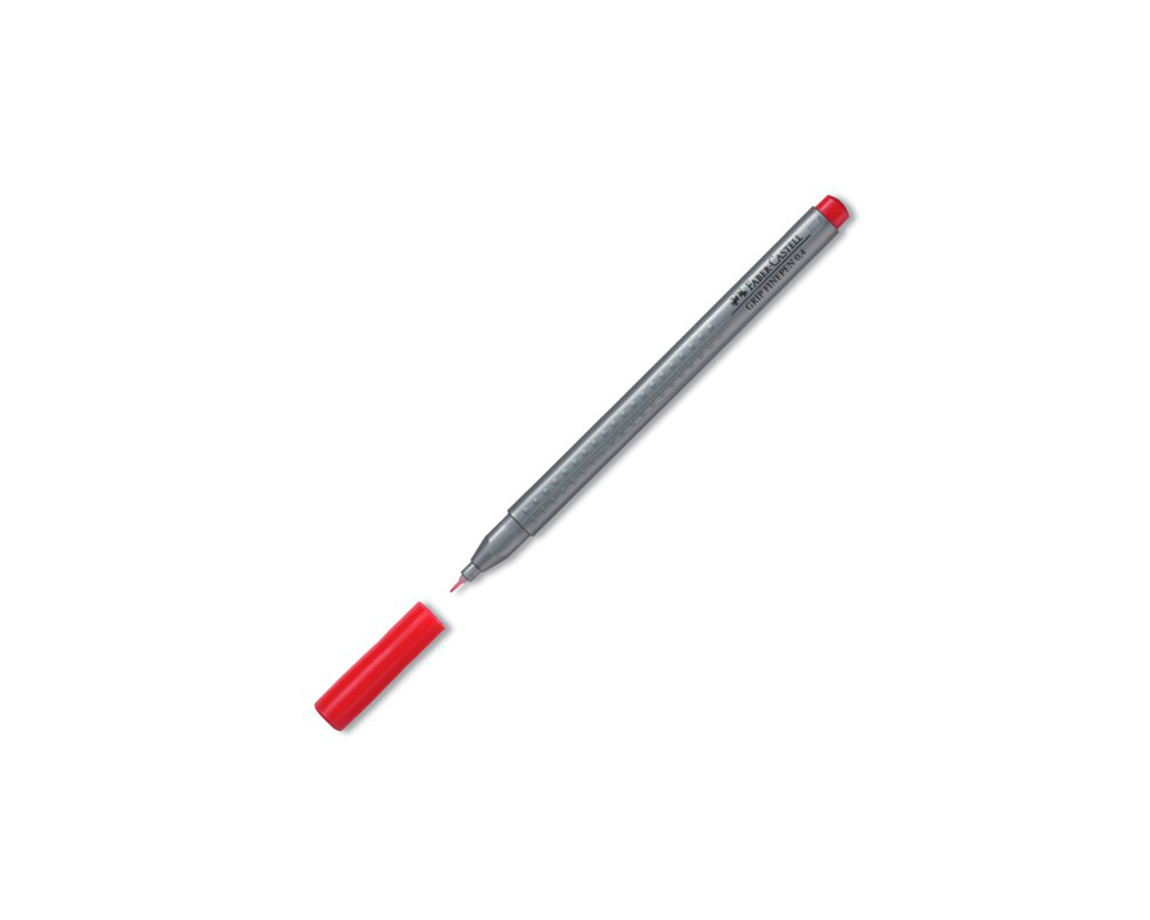 MICROFIBRA FABER GRIP FINEPEN 460 x 10 U. ROJO