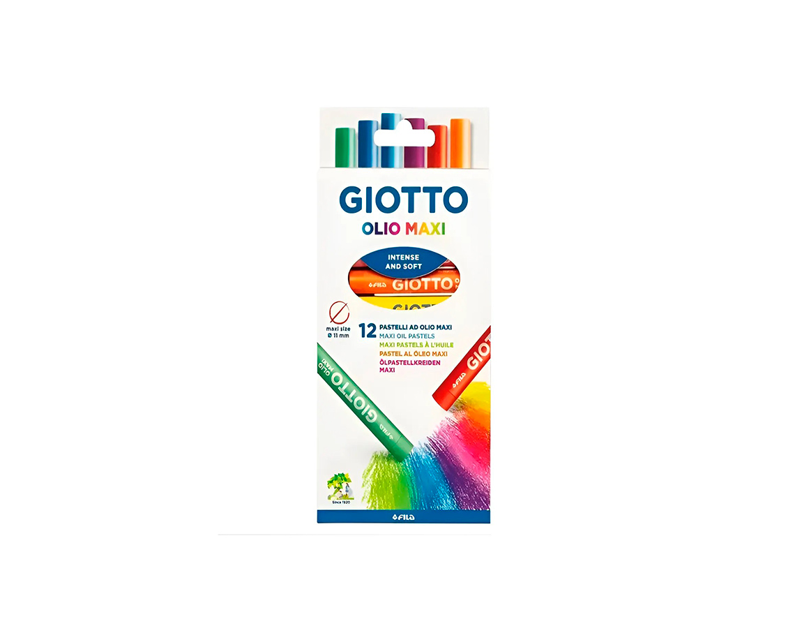 OLEO AL PASTEL GIOTTO x 12 UNID.