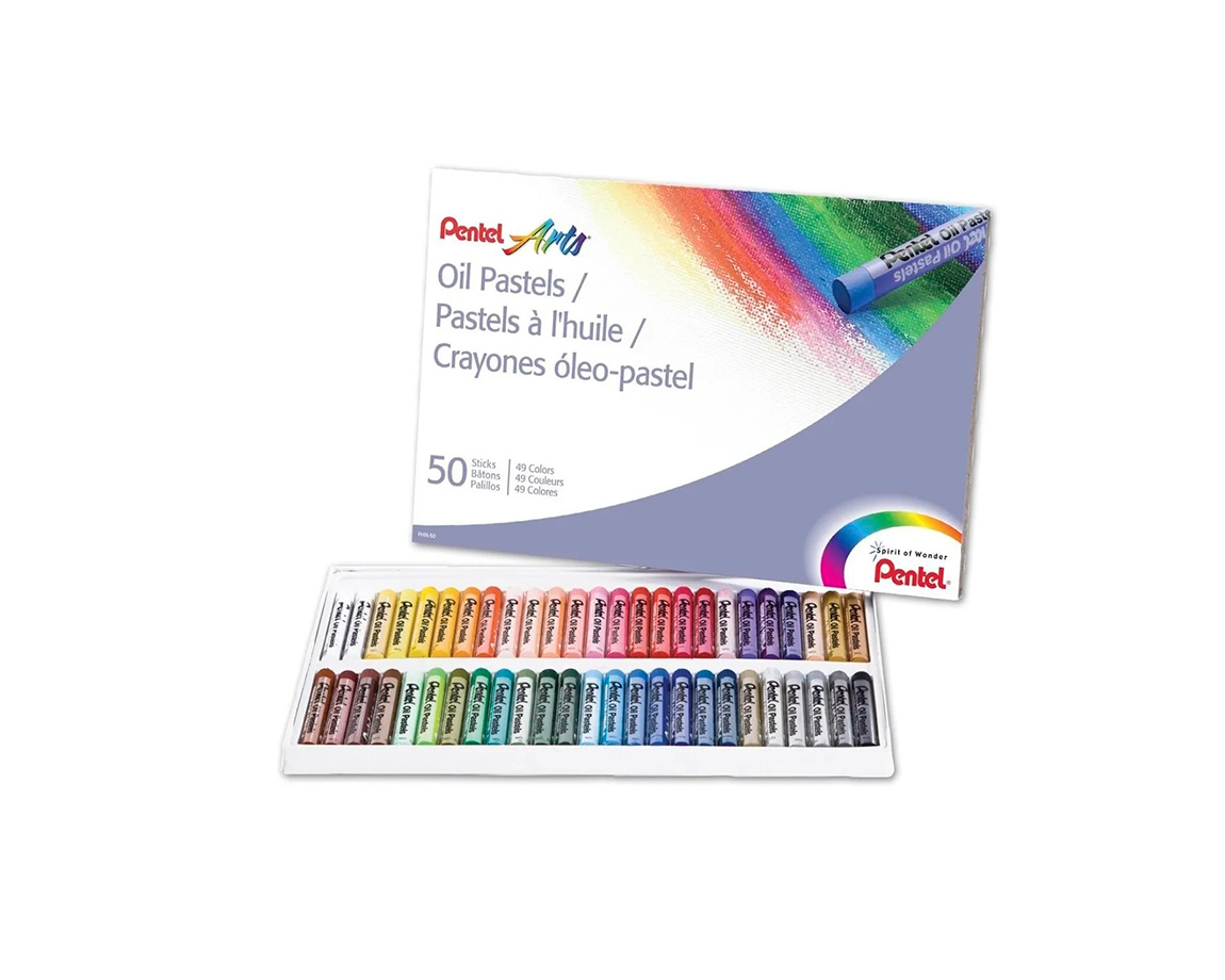 OLEOS PASTEL PENTEL 50 COLORES