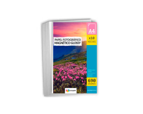 PAPEL ESPECIAL GLOSSY A4 862411 225G 10H INK-JET MICROPORUS
