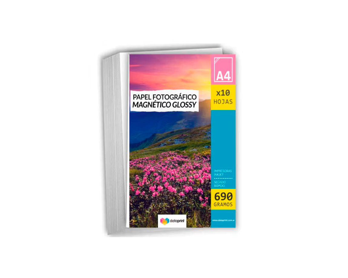 PAPEL ESPECIAL GLOSSY A4 862411 225G 10H INK-JET MICROPORUS