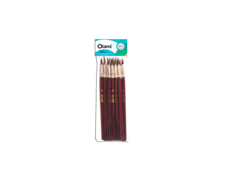 PINCEL OLAMI ESCOLAR Nº 7 x 12 U. REDONDO PONY