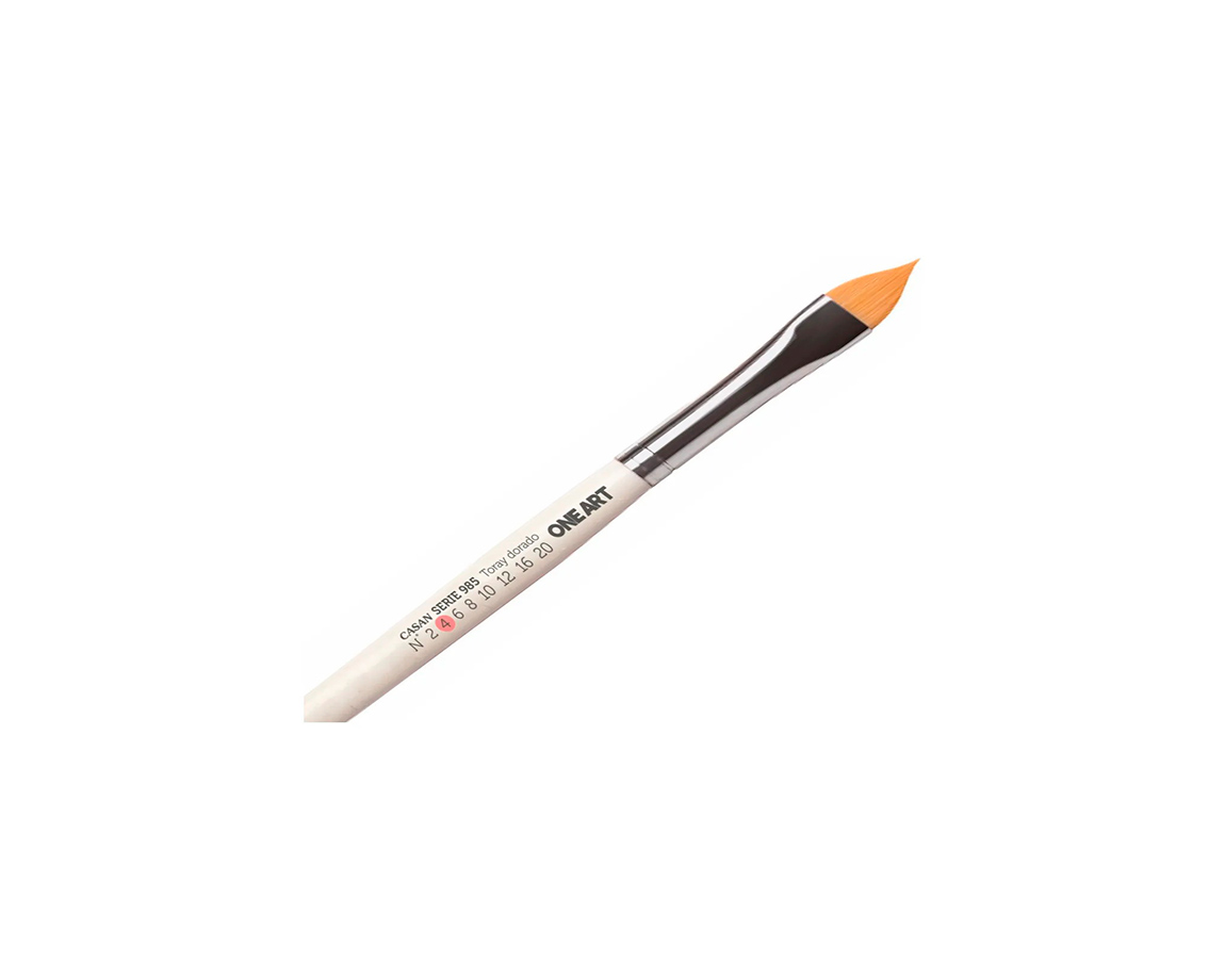 PINCEL CASAN S-985 Nro  4 TORAY DORADO x 3 u. AVELLANAD