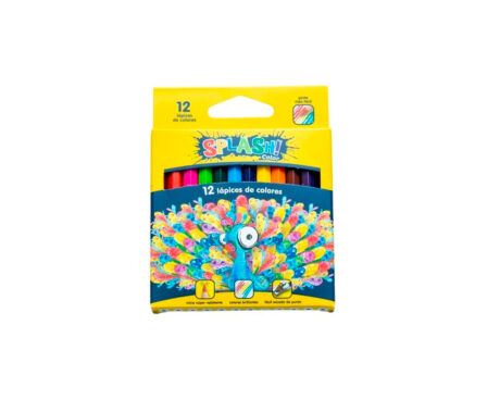 PINTURITAS FABER SPLASH x12 C. COLORES