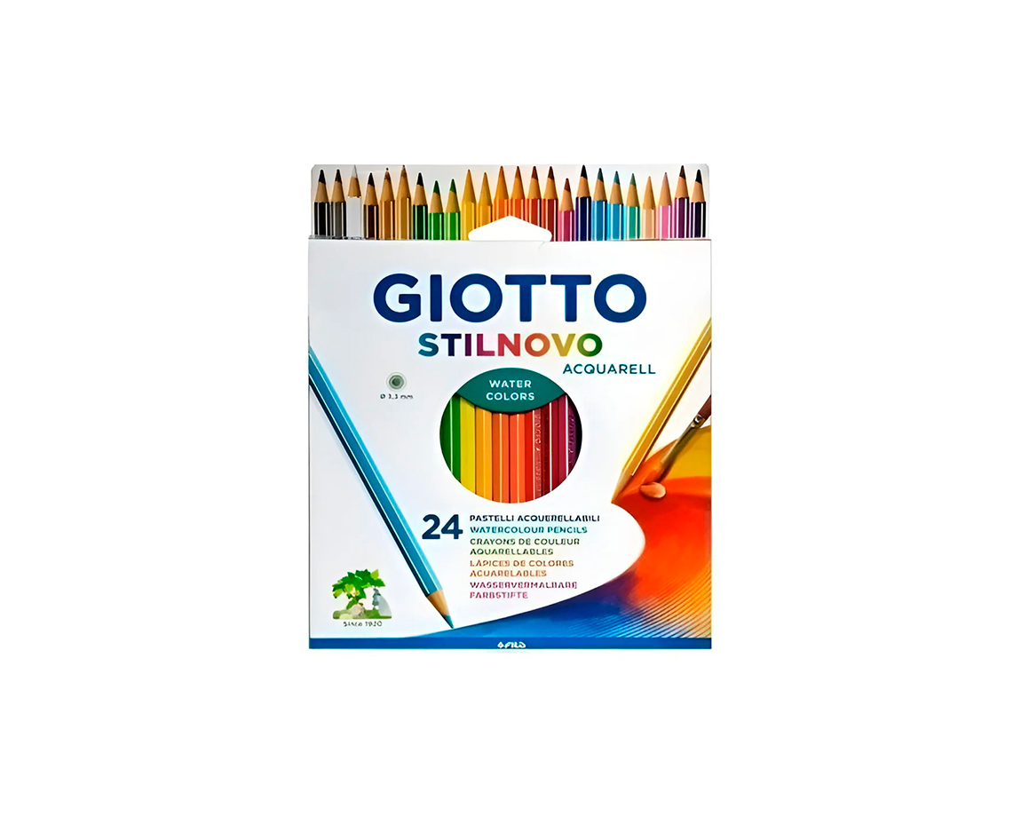 PINTURITAS PAX GIOTTO STILNOVO ACQUARELL x 24 L